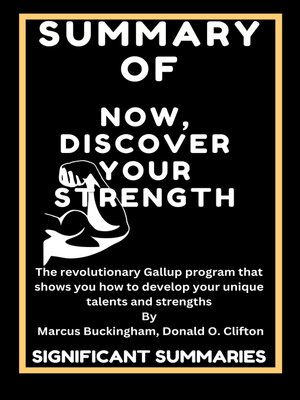 cover image of SUMMARY OF NOW, DISCOVER YOUR STRENGTH